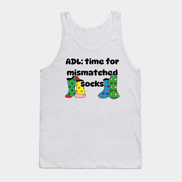 ADL: time for mismatched socks Tank Top by Soudeta